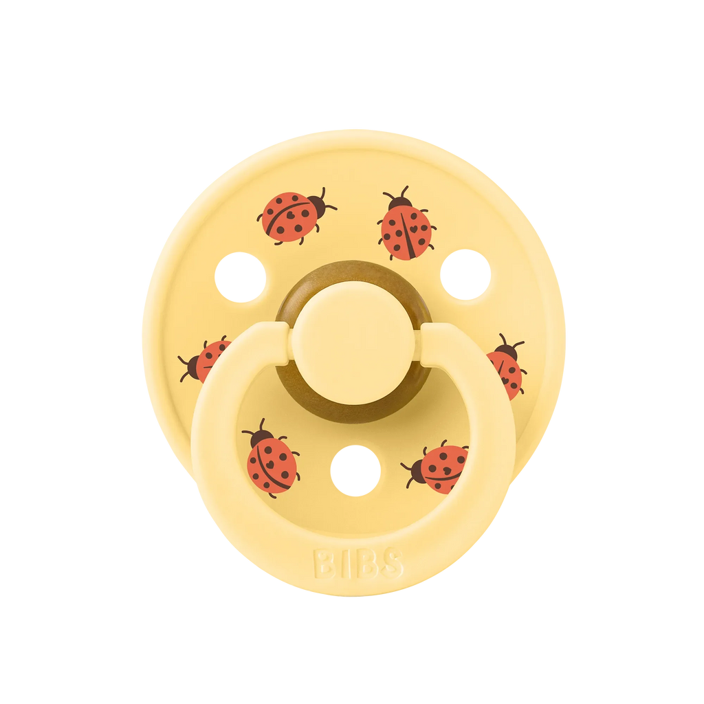 Bibs Studio Colour Ladybug Friends Emzik-Pale Butter