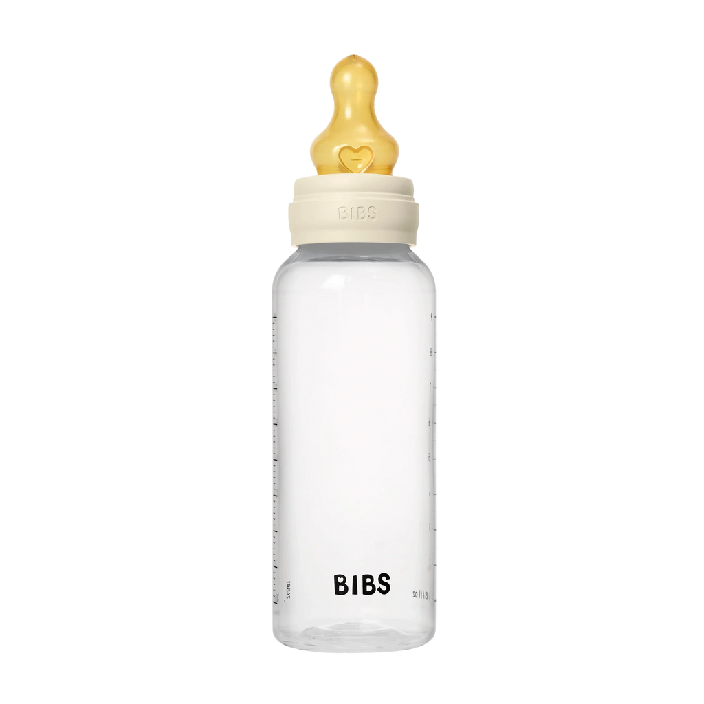 BIBS Baby PP Bottle Complete Set Kauçuk Uç Biberon Ivory 270 ml