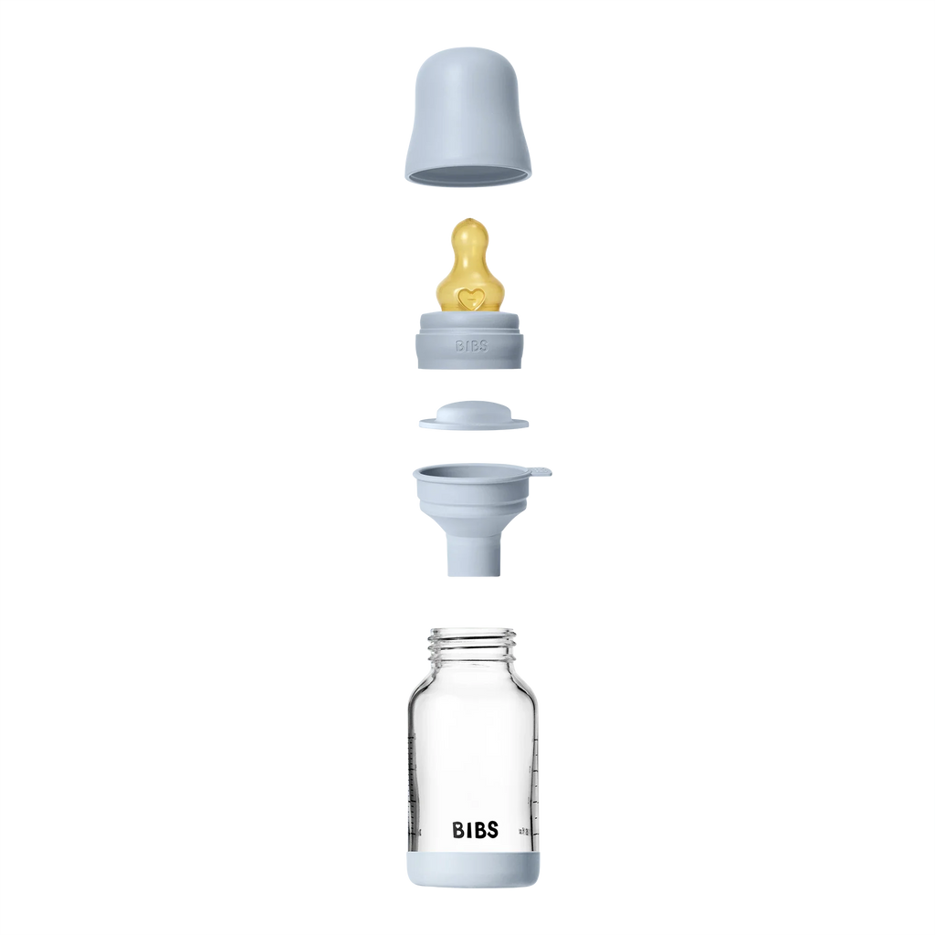 BIBS Baby Bottle Cam Biberon Seti 120 ml - Baby Blue