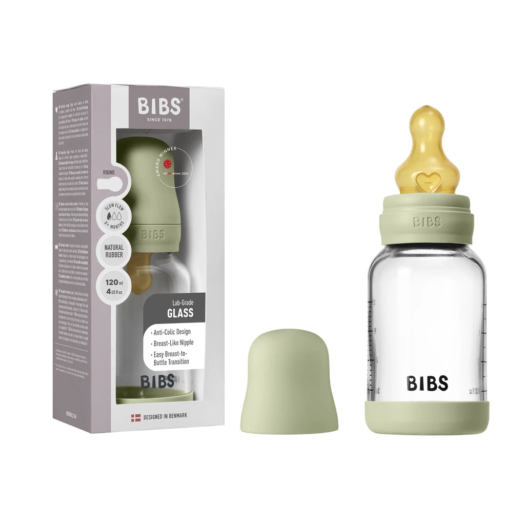 BIBS Baby Bottle Cam Biberon Seti 120 ml - Sage