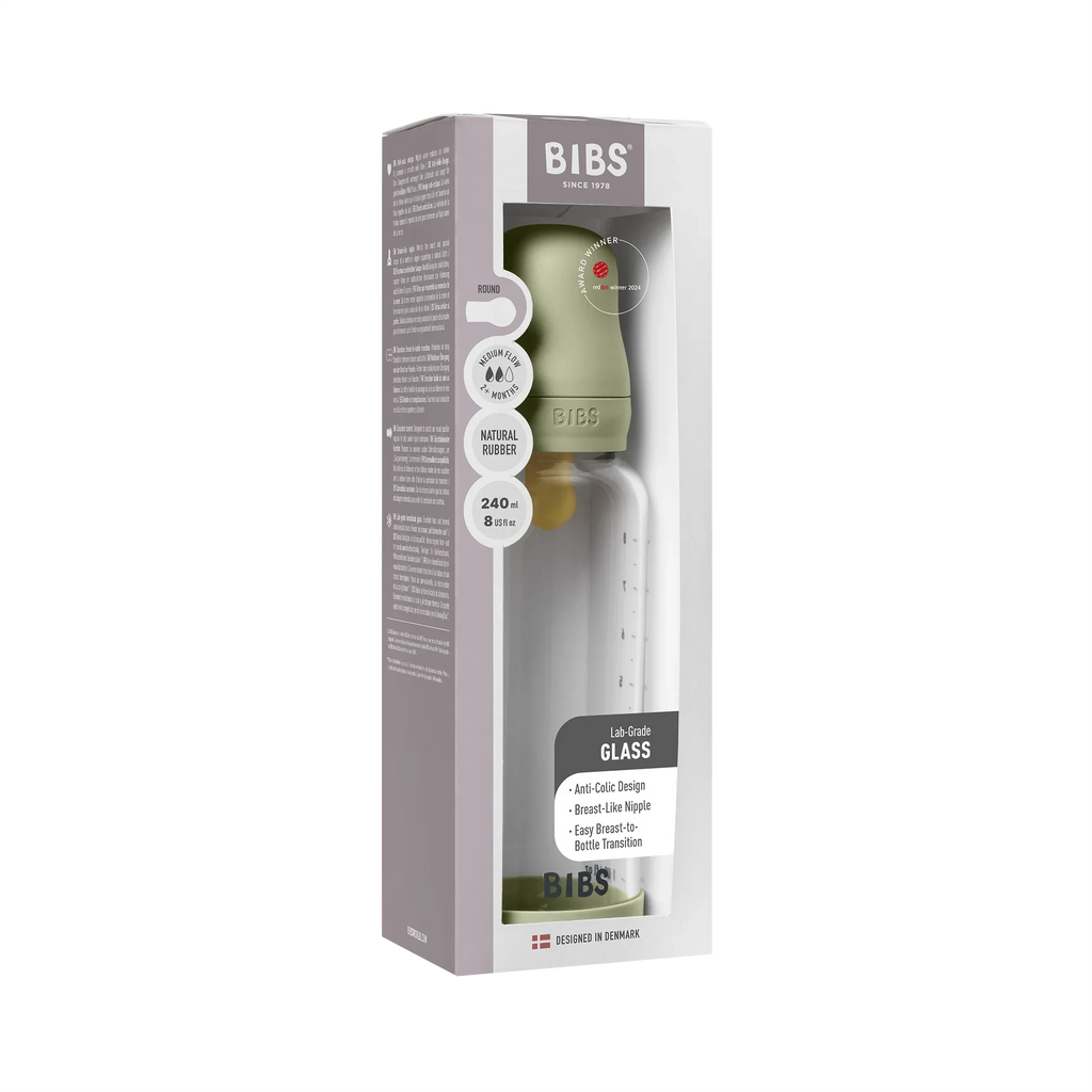Bibs Baby Bottle Cam Biberon Seti 240 ml - Sage
