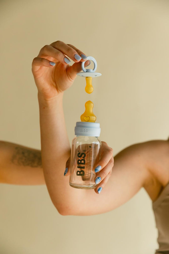 BIBS Baby Bottle Cam Biberon Seti 120 ml - Baby Blue