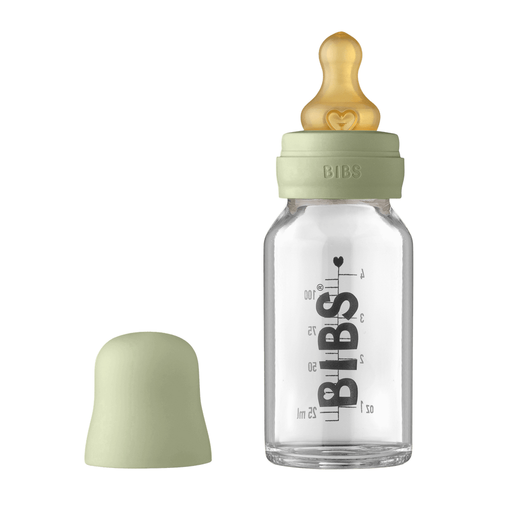 BIBS Baby Bottle Complete Set Biberon 110 ml - Sage - Mamakido