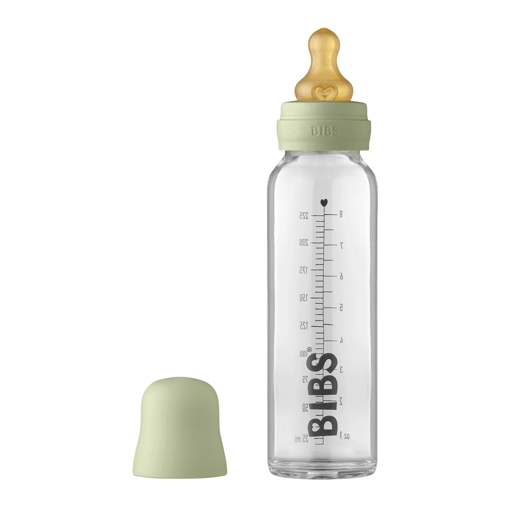 BIBS Baby Bottle Complete Set Biberon 225 ml - Sage - Mamakido
