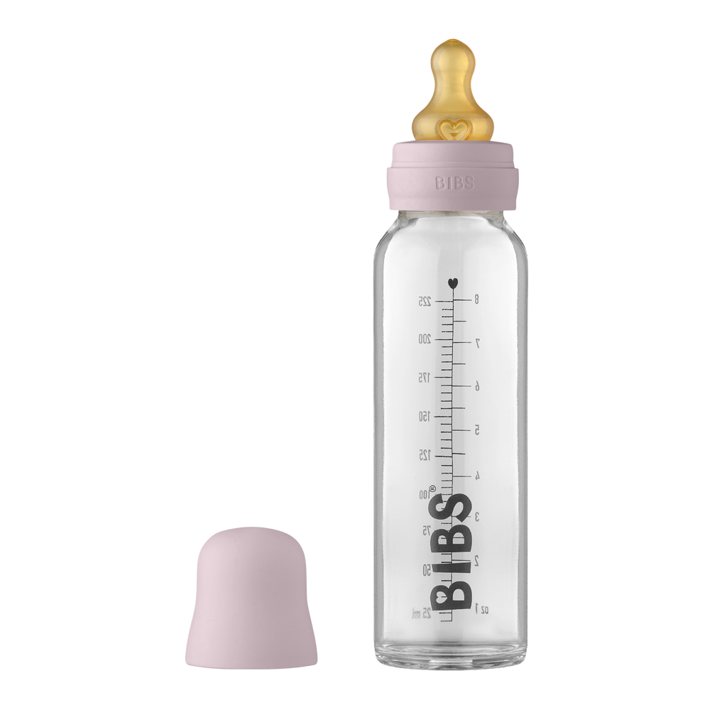 BIBS Baby Bottle Complete Set Biberon 225 ml - Dusky Lilac